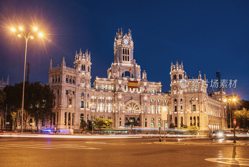 Palacio de Cibeles -马德里市政厅大楼，西班牙